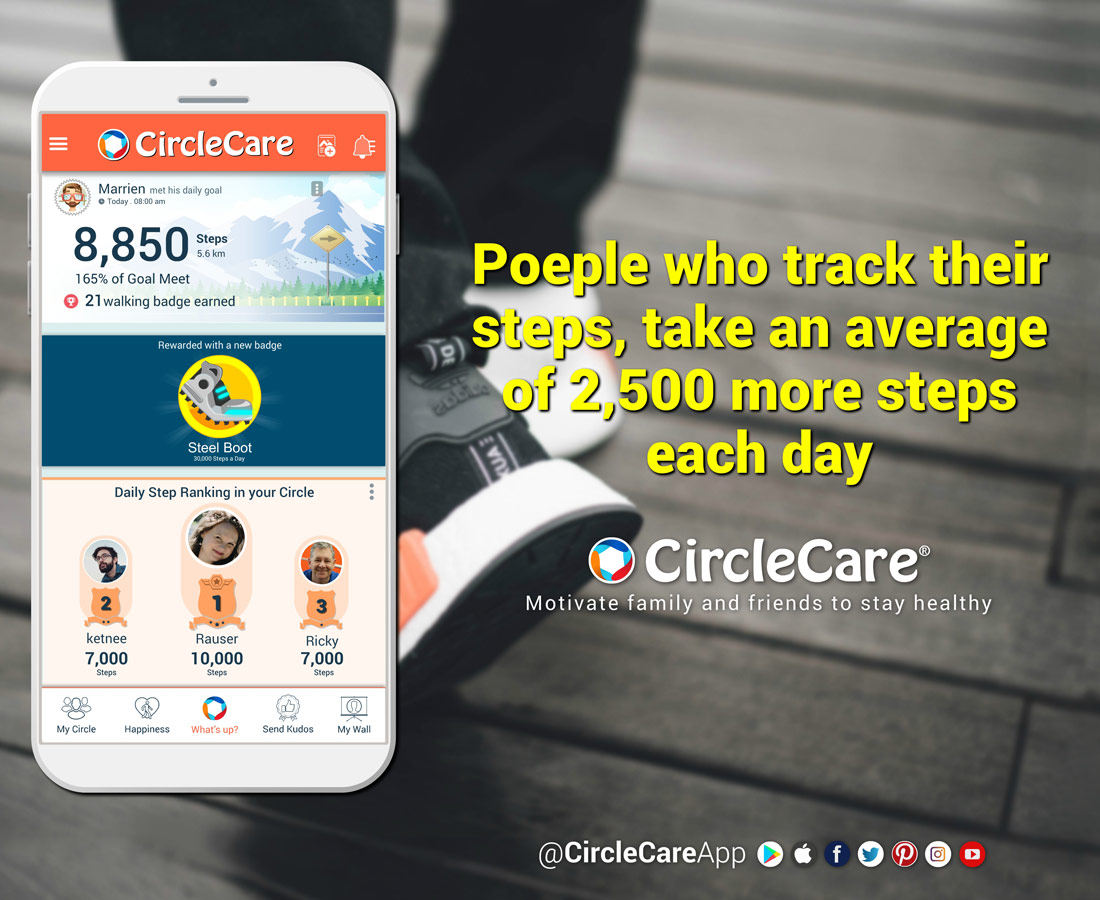 Track-your-steps-with-circlecare-app