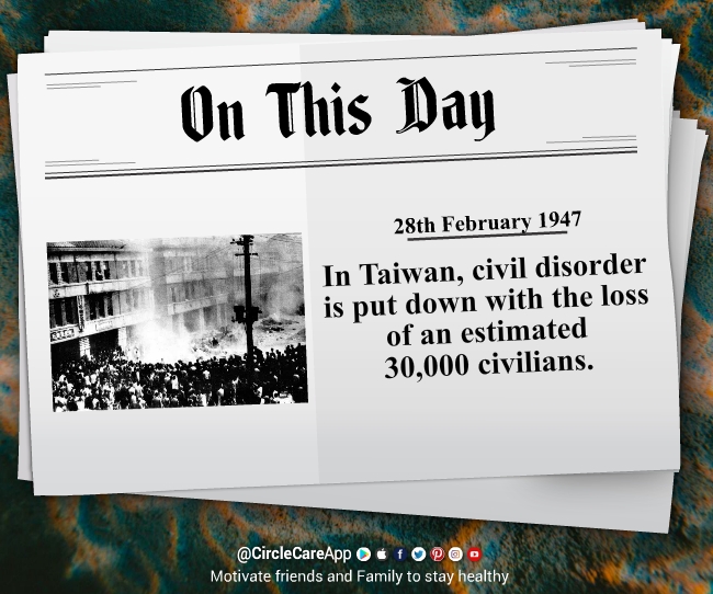 28-february-Taiwan-civil-disorder-on-this-day