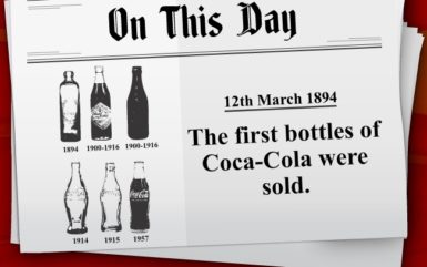 On This Day – 12th March 1894 – The First bottle of Coca-Cola was sold