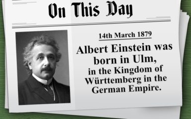 On This Day – 14th March 1879 – Theoretical Physicist Albert Einstein was born