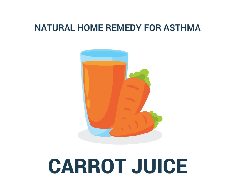 Natural-Home Remedy-For-Asthma-CARROT JUICE