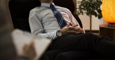 Close-up of burnt-out corporate employee