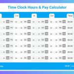 Weekly-Time-Clock-Hours-and-Pay-Calculator