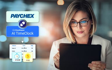 Streamline Multi-Location & Remote Workforce Management with CloudApper AI TimeClock for Paychex