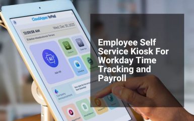 Workday Employee Self-Service Kiosk for Time Tracking and Payroll